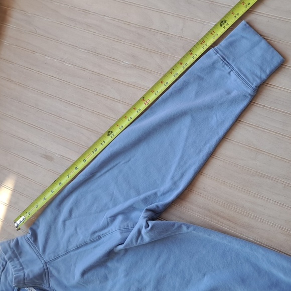 Lulu B Light Blue Quarter-Zip Comfy Cotton Blend Lightweight Pullover Sweatshirt - Picture 10 of 10